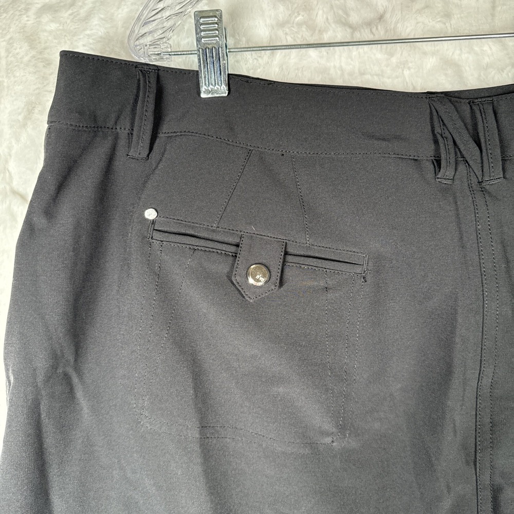 Nivo Womens Black Golf Skort Athletic Skirt with Pockets and Built-in Shorts - Picture 7 of 16